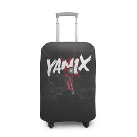 Чехол для чемодана 3D с принтом YANIX в Екатеринбурге, 86% полиэфир, 14% спандекс | двустороннее нанесение принта, прорези для ручек и колес | 