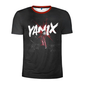 Мужская футболка 3D спортивная с принтом YANIX в Екатеринбурге, 100% полиэстер с улучшенными характеристиками | приталенный силуэт, круглая горловина, широкие плечи, сужается к линии бедра | 