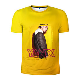 Мужская футболка 3D спортивная с принтом Yanix в Екатеринбурге, 100% полиэстер с улучшенными характеристиками | приталенный силуэт, круглая горловина, широкие плечи, сужается к линии бедра | 