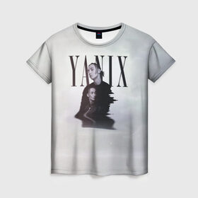 Женская футболка 3D с принтом YANIX в Екатеринбурге, 100% полиэфир ( синтетическое хлопкоподобное полотно) | прямой крой, круглый вырез горловины, длина до линии бедер | 