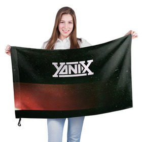Флаг 3D с принтом Yanix в Екатеринбурге, 100% полиэстер | плотность ткани — 95 г/м2, размер — 67 х 109 см. Принт наносится с одной стороны | Тематика изображения на принте: 
