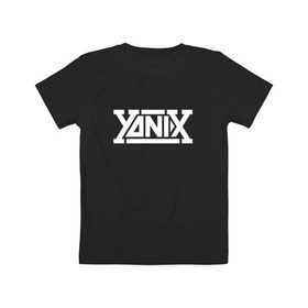 Детская футболка хлопок с принтом Yanix в Екатеринбурге, 100% хлопок | круглый вырез горловины, полуприлегающий силуэт, длина до линии бедер | yanix | яникс