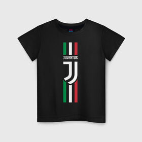 Детская футболка хлопок с принтом Juventus Italy в Екатеринбурге, 100% хлопок | круглый вырез горловины, полуприлегающий силуэт, длина до линии бедер | Тематика изображения на принте: cristiano | juve | италия | криштиану | роналдо | роналду | юве | ювентус