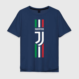 Мужская футболка хлопок Oversize с принтом Juventus Italy в Екатеринбурге, 100% хлопок | свободный крой, круглый ворот, “спинка” длиннее передней части | cristiano | juve | италия | криштиану | роналдо | роналду | юве | ювентус