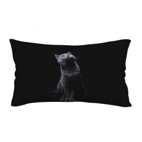 Подушка 3D антистресс с принтом Милый котик в Екатеринбурге, наволочка — 100% полиэстер, наполнитель — вспененный полистирол | состоит из подушки и наволочки на молнии | кот | котенок | кошка | милый | пушистый | черный