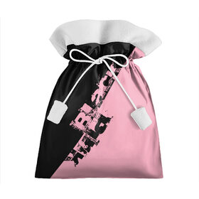 Подарочный 3D мешок с принтом BlackPink k-pop в Екатеринбурге, 100% полиэстер | Размер: 29*39 см | black  pink | blackpink | jennie | jisoo | k pop | lalisa | группа | к поп | корейская группа | розовый | черный