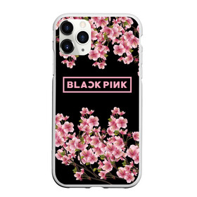 Чехол для iPhone 11 Pro матовый с принтом BlackPink sakura в Екатеринбурге, Силикон |  | black  pink | blackpink | jennie | jisoo | k pop | lalisa | sakura | группа | к поп | корейская группа | розовый | сакура | черный