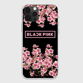 Чехол для iPhone 12 Pro Max с принтом BlackPink sakura в Екатеринбурге, Силикон |  | Тематика изображения на принте: black  pink | blackpink | jennie | jisoo | k pop | lalisa | sakura | группа | к поп | корейская группа | розовый | сакура | черный