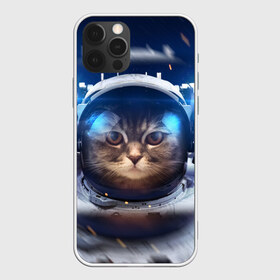 Чехол для iPhone 12 Pro Max с принтом КОТ АСТРОНАВТ в Екатеринбурге, Силикон |  | astronaut | cat | space | животные | космос | кот | кот астронавт