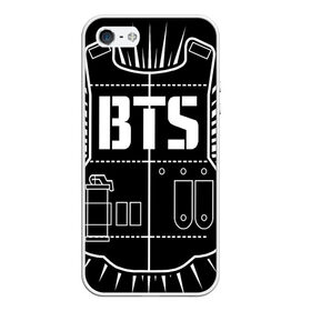 Чехол для iPhone 5/5S матовый с принтом BTS ARMY в Екатеринбурге, Силикон | Область печати: задняя сторона чехла, без боковых панелей | bts | j hope | jimin | jin | jungkook | k pop | rap monster | rapmon | suga | v | бтс | группа | корея