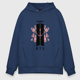 Мужское худи Oversize хлопок с принтом BTS ARMY в Екатеринбурге, френч-терри — 70% хлопок, 30% полиэстер. Мягкий теплый начес внутри —100% хлопок | боковые карманы, эластичные манжеты и нижняя кромка, капюшон на магнитной кнопке | bts | bts army | j hope | jimin | jin | jungkook | k pop | rap monster | rapmon | suga | v | бтс | группа | корея