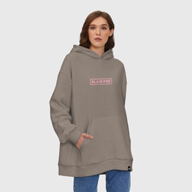 Худи SuperOversize хлопок с принтом BlackPink 95 JISOO в Екатеринбурге, 70% хлопок, 30% полиэстер, мягкий начес внутри | карман-кенгуру, эластичная резинка на манжетах и по нижней кромке, двухслойный капюшон
 | 97 jisoo | black  pink | blackpink | jennie | jisoo | k pop | lalisa | группа | к поп | корейская группа | розовый | черный