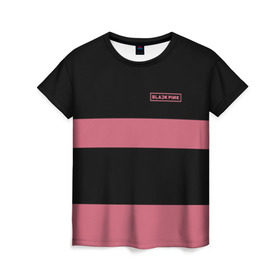 Женская футболка 3D с принтом BlackPink 96 JENNIE в Екатеринбурге, 100% полиэфир ( синтетическое хлопкоподобное полотно) | прямой крой, круглый вырез горловины, длина до линии бедер | 96 jennie | black  pink | blackpink | jennie | jisoo | k pop | lalisa | группа | к поп | корейская группа | розовый | черный