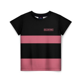 Детская футболка 3D с принтом BlackPink 95 JISOO в Екатеринбурге, 100% гипоаллергенный полиэфир | прямой крой, круглый вырез горловины, длина до линии бедер, чуть спущенное плечо, ткань немного тянется | 95 jisoo | black  pink | blackpink | jennie | jisoo | k pop | lalisa | группа | к поп | корейская группа | розовый | черный