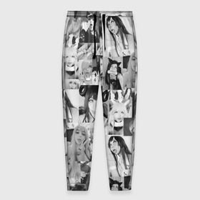 Мужские брюки 3D с принтом REAL AHEGAO в Екатеринбурге, 100% полиэстер | манжеты по низу, эластичный пояс регулируется шнурком, по бокам два кармана без застежек, внутренняя часть кармана из мелкой сетки | ahegao | anime | real ahegao | аниме | ахегао | культура | тренд