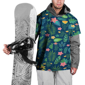 Накидка на куртку 3D с принтом Тропики в Екатеринбурге, 100% полиэстер |  | jungle | деревья | джунгли | зелень | кусты | лес | мох | океан | пальмы | пляж | тропики | экзотика