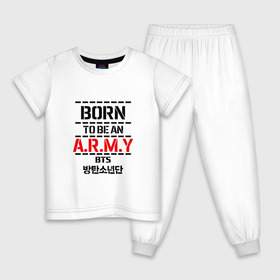 Детская пижама хлопок с принтом BTS ARMY в Екатеринбурге, 100% хлопок |  брюки и футболка прямого кроя, без карманов, на брюках мягкая резинка на поясе и по низу штанин
 | bts | bts army | j hope | jimin | jin | jungkook | k pop | rap monster | rapmon | suga | v | бтс | группа | корея