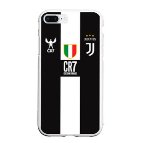 Чехол для iPhone 7Plus/8 Plus матовый с принтом Ronaldo Juventus CR7 в Екатеринбурге, Силикон | Область печати: задняя сторона чехла, без боковых панелей | cr7 | cristiano | juventus | ronaldo | криштиано | криштиану | роналдо | роналду | форма | футбольная | юва | ювентус