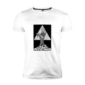 Мужская футболка премиум с принтом Всевидящее око в Екатеринбурге, 92% хлопок, 8% лайкра | приталенный силуэт, круглый вырез ворота, длина до линии бедра, короткий рукав | eye | freemasonry | illuminati | secret | see | society | всевидящее | заговор | иллюминаты | ложа | масонская | масонство | общество | око | пирамида | просвещённые | тайное | теория