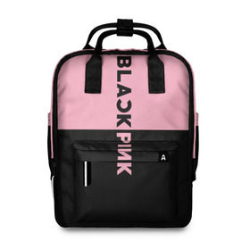 Женский рюкзак 3D с принтом BlackPink в Екатеринбурге, 100% полиэстер | лямки с регулируемой длиной, сверху ручки, чтобы рюкзак нести как сумку. Основное отделение закрывается на молнию, как и внешний карман. Внутри два дополнительных кармана, один из которых закрывается на молнию. По бокам два дополнительных кармашка, куда поместится маленькая бутылочка
 | black  pink | blackpink | jennie | jisoo | k pop | lalisa | группа | к поп | корейская группа | розовый | черный