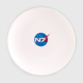 Тарелка с принтом NASA N7 MASS EFFECT в Екатеринбурге, фарфор | диаметр - 210 мм
диаметр для нанесения принта - 120 мм | logo | n7 | nasa | space | логотип | масс эффект | н7 | наса
