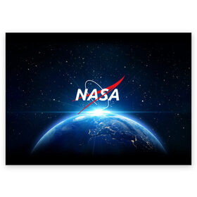 Поздравительная открытка с принтом NASA в Екатеринбурге, 100% бумага | плотность бумаги 280 г/м2, матовая, на обратной стороне линовка и место для марки
 | galaxy | nasa | planet | star | астрономия | галактика | звезды | космос | надписи | наса | планета