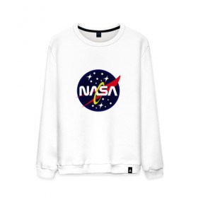 Мужской свитшот хлопок с принтом nasa fashion в Екатеринбурге, 100% хлопок |  | 