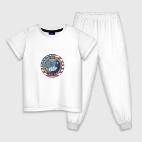 Детская пижама хлопок с принтом apollo 1 NASA collection в Екатеринбурге, 100% хлопок |  брюки и футболка прямого кроя, без карманов, на брюках мягкая резинка на поясе и по низу штанин
 | 