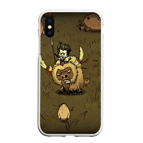 Чехол для iPhone XS Max матовый с принтом Dont starve в Екатеринбурге, Силикон | Область печати: задняя сторона чехла, без боковых панелей | Тематика изображения на принте: 