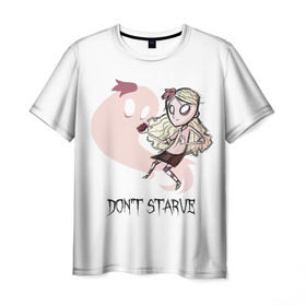 Мужская футболка 3D с принтом Don`t starve в Екатеринбурге, 100% полиэфир | прямой крой, круглый вырез горловины, длина до линии бедер | Тематика изображения на принте: 
