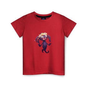 Детская футболка хлопок с принтом Don’t Starve. Webber в Екатеринбурге, 100% хлопок | круглый вырез горловины, полуприлегающий силуэт, длина до линии бедер | dont starve | spider | webber | веббер | паук