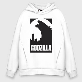 Мужское худи Oversize хлопок с принтом GODZILLA POSTER в Екатеринбурге, френч-терри — 70% хлопок, 30% полиэстер. Мягкий теплый начес внутри —100% хлопок | боковые карманы, эластичные манжеты и нижняя кромка, капюшон на магнитной кнопке | Тематика изображения на принте: comic con | godzilla | gojira | logo | годзилла | знаки | иероглифы | лого | монстр | фильм | чудовище