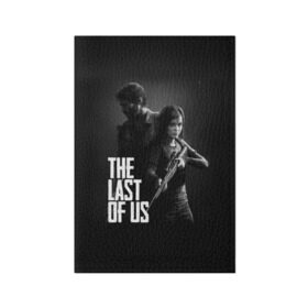 Обложка для паспорта матовая кожа с принтом THE LAST OF US в Екатеринбурге, натуральная матовая кожа | размер 19,3 х 13,7 см; прозрачные пластиковые крепления | gamer | player | stels | the last of us | the last of us part 2 | бегун | джоэл | каннибалы | охотники | сталкер | топляк | цикады | щелкун | элли