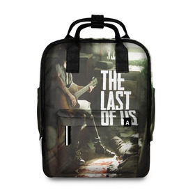 Женский рюкзак 3D с принтом THE LAST OF US в Екатеринбурге, 100% полиэстер | лямки с регулируемой длиной, сверху ручки, чтобы рюкзак нести как сумку. Основное отделение закрывается на молнию, как и внешний карман. Внутри два дополнительных кармана, один из которых закрывается на молнию. По бокам два дополнительных кармашка, куда поместится маленькая бутылочка
 | Тематика изображения на принте: gamer | player | stels | the last of us | the last of us part 2 | бегун | джоэл | каннибалы | охотники | сталкер | топляк | цикады | щелкун | элли