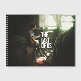 Альбом для рисования с принтом THE LAST OF US в Екатеринбурге, 100% бумага
 | матовая бумага, плотность 200 мг. | gamer | player | stels | the last of us | the last of us part 2 | бегун | джоэл | каннибалы | охотники | сталкер | топляк | цикады | щелкун | элли