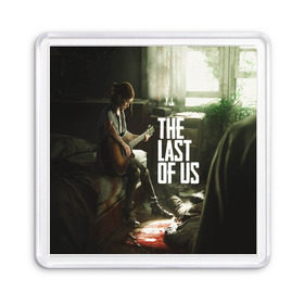 Магнит 55*55 с принтом THE LAST OF US в Екатеринбурге, Пластик | Размер: 65*65 мм; Размер печати: 55*55 мм | gamer | player | stels | the last of us | the last of us part 2 | бегун | джоэл | каннибалы | охотники | сталкер | топляк | цикады | щелкун | элли