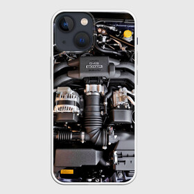 Чехол для iPhone 13 mini с принтом Engine в Екатеринбурге,  |  | brz | car | drift | engine | gt86 | japan | racers | subaru | toyota | автомобиль | гонки | двигатель | машина | мотор | япония