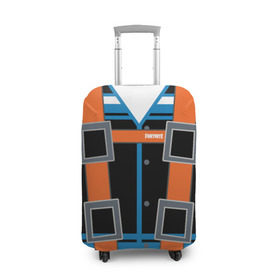 Чехол для чемодана 3D с принтом Fortnite: Ремонтник в Екатеринбурге, 86% полиэфир, 14% спандекс | двустороннее нанесение принта, прорези для ручек и колес | fortnite | save | the | world | борьба | выживани | зомби | монстры | симулятора | фортнайт