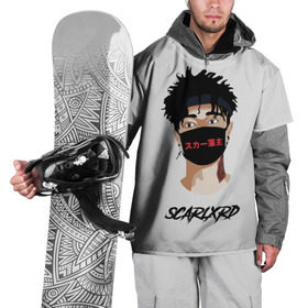 Накидка на куртку 3D с принтом Scarlxrd в Екатеринбурге, 100% полиэстер |  | Тематика изображения на принте: band | rap | rapper | scarlord | scarlxrd | scxrlord | в маске | лорд | рэп | рэпер | рэппер | скар | скарлорд | скрим