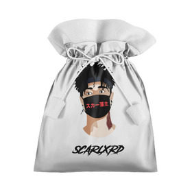 Подарочный 3D мешок с принтом Scarlxrd в Екатеринбурге, 100% полиэстер | Размер: 29*39 см | band | rap | rapper | scarlord | scarlxrd | scxrlord | в маске | лорд | рэп | рэпер | рэппер | скар | скарлорд | скрим
