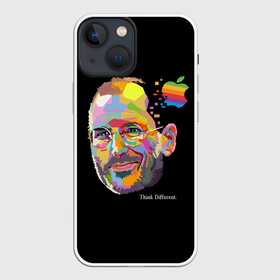 Чехол для iPhone 13 mini с принтом Стив Джобс   Think Different в Екатеринбурге,  |  | apple | different | ipad | iphone | jobs | steve | steven | think | аппле | джобс | жобс | основатель | создатель | стив | стивен | эпл | яблоко