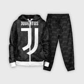 Детский костюм 3D с принтом Juventus FC Pattern в Екатеринбурге,  |  | Тематика изображения на принте: juventus | pattern | паттерн | форма | футбольная | юва | ювентус