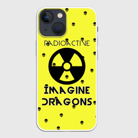 Чехол для iPhone 13 mini с принтом Imagine Dragons radioactive в Екатеринбурге,  |  | dragons | evolve | imagines | imagining | radioactive | вообрази драконов | имеджин драгонс | рок | хит