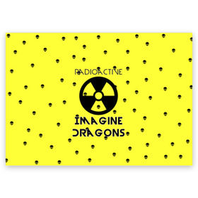 Поздравительная открытка с принтом Imagine Dragons radioactive в Екатеринбурге, 100% бумага | плотность бумаги 280 г/м2, матовая, на обратной стороне линовка и место для марки
 | dragons | evolve | imagines | imagining | radioactive | вообрази драконов | имеджин драгонс | рок | хит