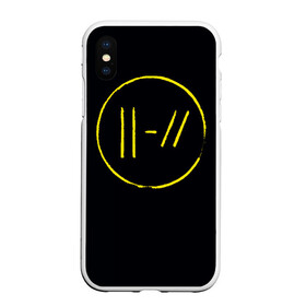 Чехол для iPhone XS Max матовый с принтом twenty one pilots trench в Екатеринбурге, Силикон | Область печати: задняя сторона чехла, без боковых панелей | 21 pilots | пилоты