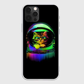 Чехол для iPhone 12 Pro Max с принтом Котик в Космосе в Екатеринбурге, Силикон |  | cat | cats | cute | kitty | rainbow | space | spaceman | космонавт | космос | кот | котенок | коты | кошка | кошки | очки | радуга | скафандр | шлем