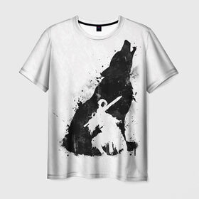 Мужская футболка 3D с принтом DARK SOULS в Екатеринбурге, 100% полиэфир | прямой крой, круглый вырез горловины, длина до линии бедер | dark souls | game | gamer | mmo | play | player | rpg | дарк соулс | игра | темные души