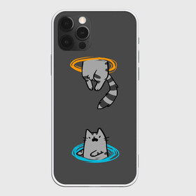 Чехол для iPhone 12 Pro Max с принтом Кот в Портале в Екатеринбурге, Силикон |  | cat | cats | game | games | portal | tail | valve | в портале | вэльв | игра | игры | кот | коты | кошка | кошки | портал | хвост