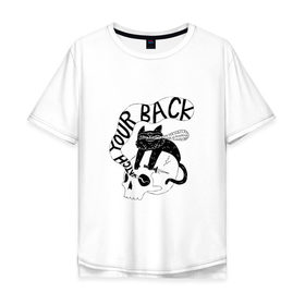 Мужская футболка хлопок Oversize с принтом DARK SOULS в Екатеринбурге, 100% хлопок | свободный крой, круглый ворот, “спинка” длиннее передней части | 