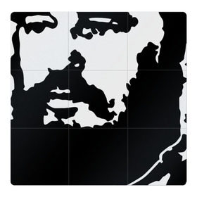 Магнитный плакат 3Х3 с принтом Фидель Кастро в Екатеринбурге, Полимерный материал с магнитным слоем | 9 деталей размером 9*9 см | Тематика изображения на принте: 